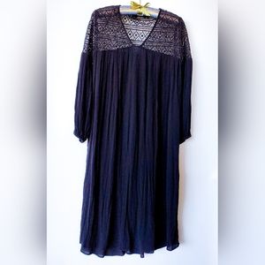 Zara Basic Collection Black Long Sleeve Tunic Dress (Size S)